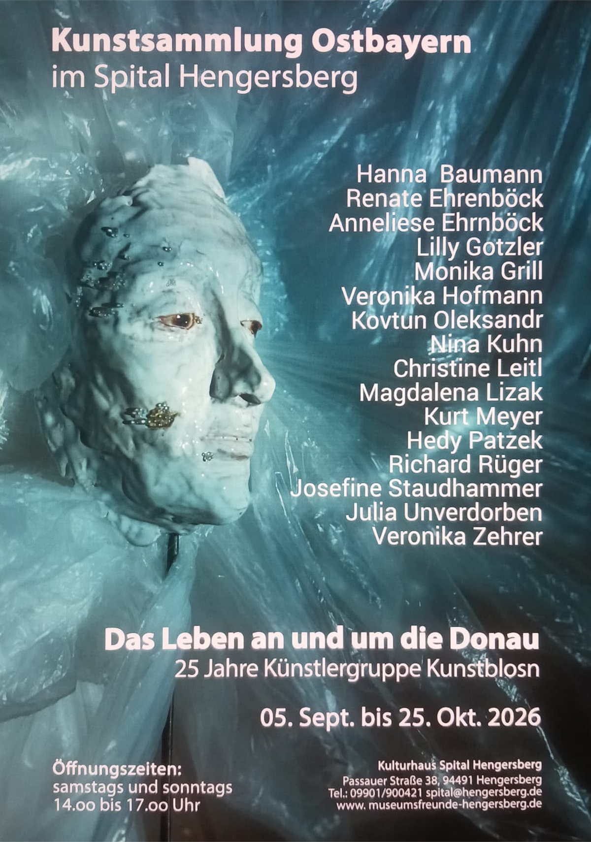 „Das Leben an und um die Donau“ – Jubiläums-Ausstellung zum 25-jährigen Bestehen der „Hengersberger Kunstblos`n“
